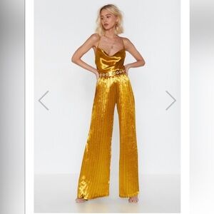 Nasty Gal Gold Luxe Set